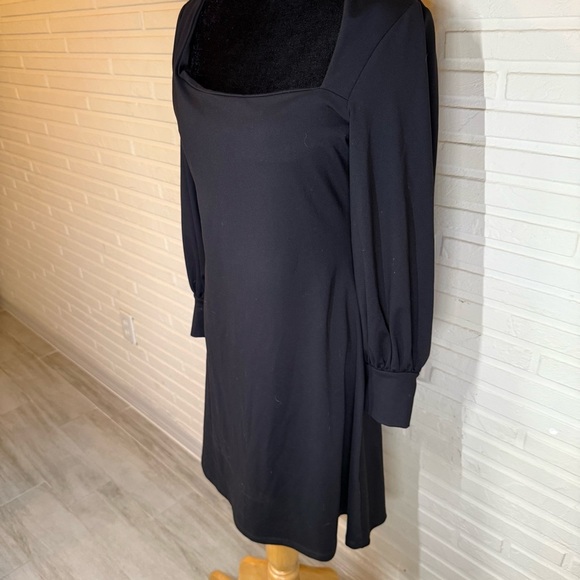 Susana Monaco Black Choker Neck Cutout Fit & Flare Minidress, Women’s Size XL - Picture 4 of 13